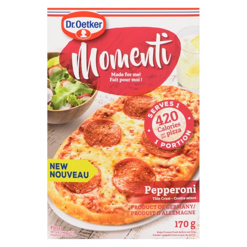 Dr. Oetker Momenti Frozen Pizza Pepperoni 170 g