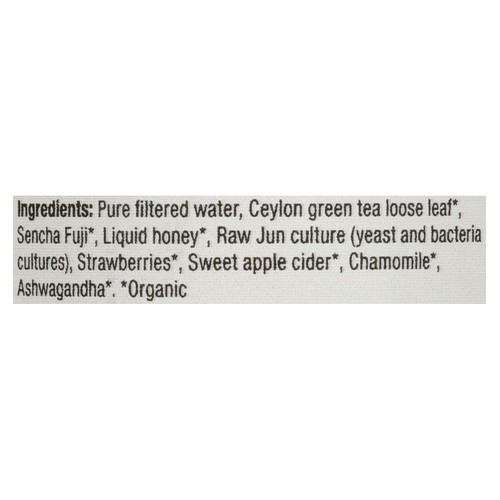 Booch Sparkling Green Tea Strawberry & Ashwagandha 355 ml