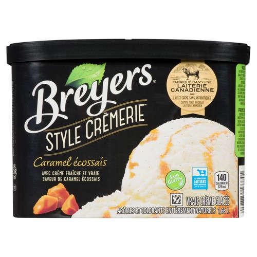 Breyers Gluten-Free Ice Cream Creamery Style Butterscotch Ripple 1.66 L