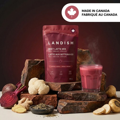 Landish Latte Mix Maca Mate Beet 135 g