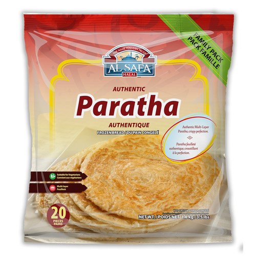 Al Safa Halal Plain Paratha 1.6 kg (frozen)