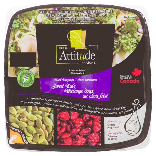 Fresh Attitude Salad Kit Sweet Kale Mix 163 g