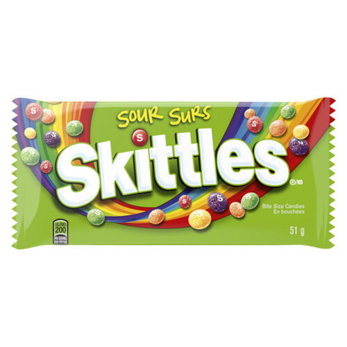Skittles Chewy Candy Sour Full Size Bag 51 g