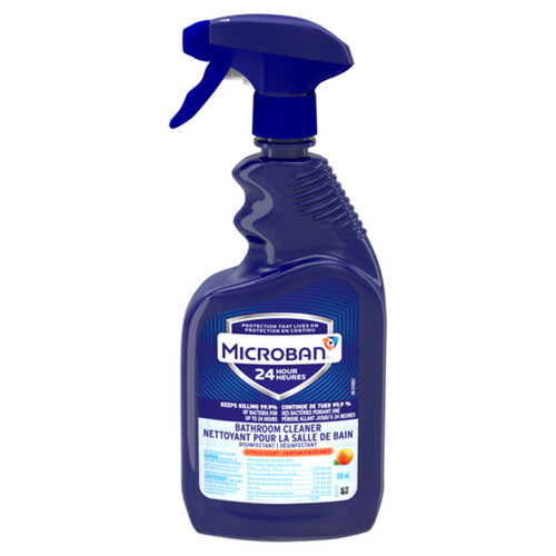 Microban Bathroom Spray Cleaner Citrus 650 ml