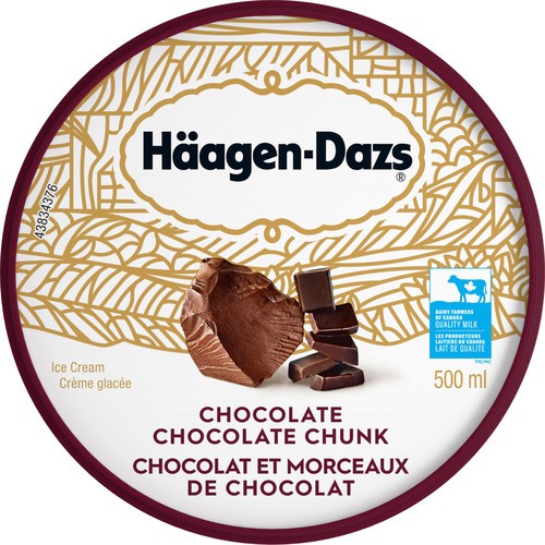 Häagen-Dazs Chocolate Ice Cream Chocolate Chunk 500 ml