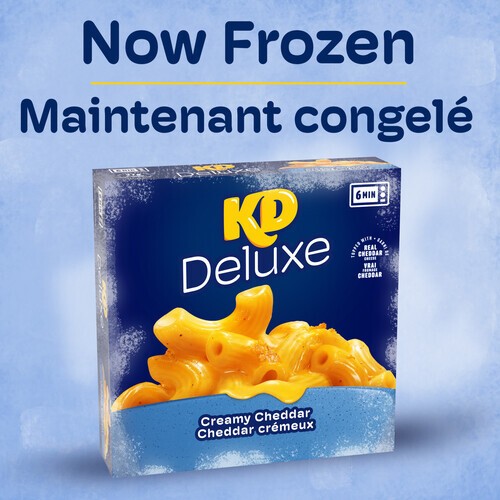 Kraft Dinner Deluxe Frozen Pasta And Cheese Sauce Creamy Cheddar 340 g