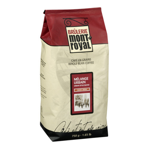 Brulerie Mont-Royal Whole Bean Coffee Urban Style Blend Medium 750 g