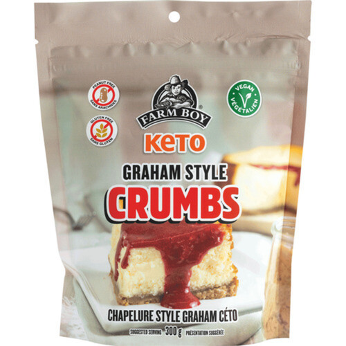 Farm Boy Vegan Keto Crumbs Graham Style 300 g