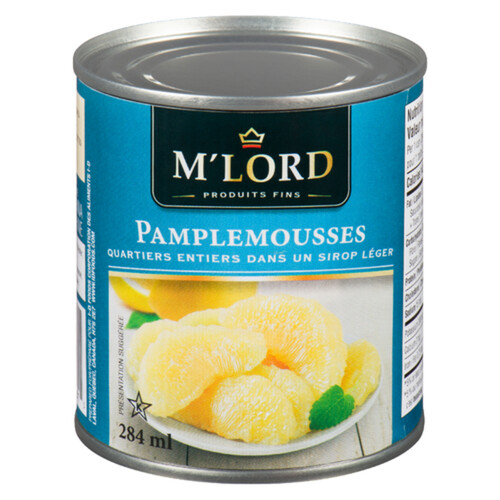 M'Lord Canned Grapefruit Whole Segments 284 ml