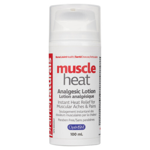 Prairie Naturals OptiMSM Analgesic Lotion Muscle Heat 100 ml