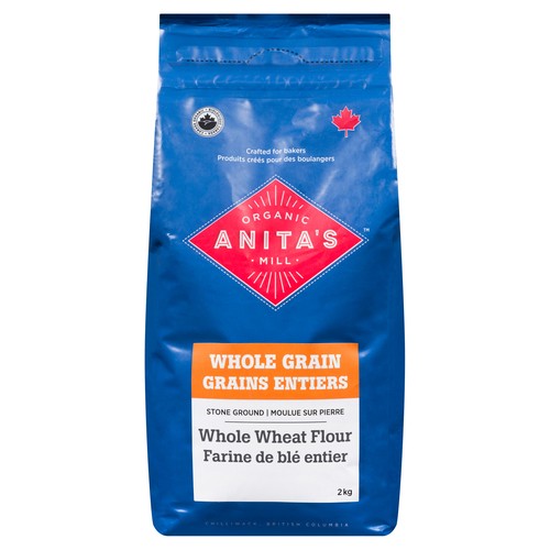 Anita's Organic Mill Whole Wheat Flour Stone Ground 2 kg