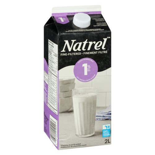 Natrel 1% Milk Partly Skimmed 2 L