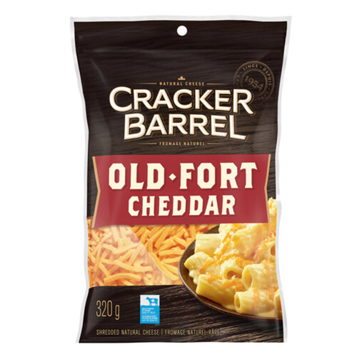 Cracker Barrel Shredded Cheese Old Cheddar 320 g