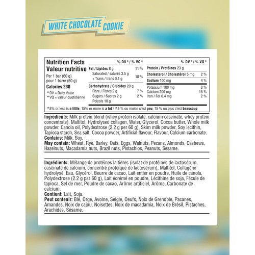 Grenade Protein Bar White Cookie Chocolate 60 g