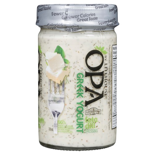 Litehouse OPA Greek Yogurt Dressing Feta Dill 330 ml