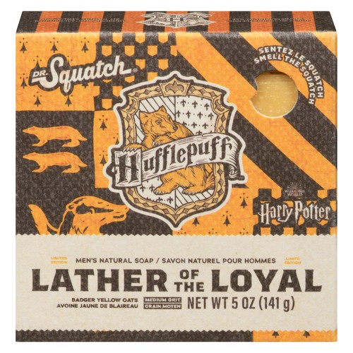 Dr. Squatch Men's Natural Soap Harry Potter Lather Of The Loyal 141 g