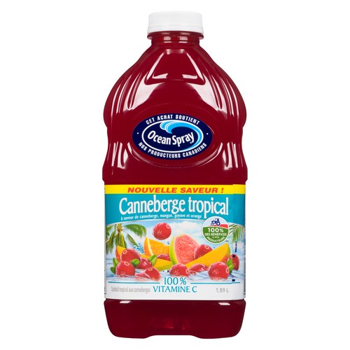 Ocean Spray Juice Cocktail Cranberry Tropical 1.89 L (bottle)