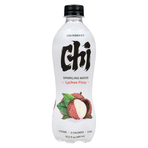 Chi Forest Sparkling Water Lychee Fizzy 480 ml (bottle)