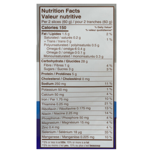 Dempster's White Bread Stay Fresh 570 g Voilà Online Groceries & Offers