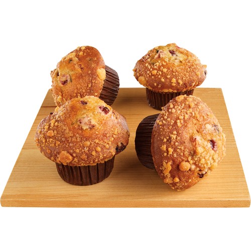 Compliments Muffins Double Berry Greek Yogurt With Raspberry Filling 440 g 