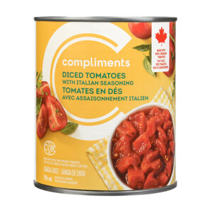 Compliments Tomatoes Diced With Italian Seasoning 796 ml