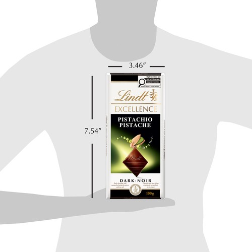 Lindt Excellence Dark Chocolate Bar Pistachio 100 g