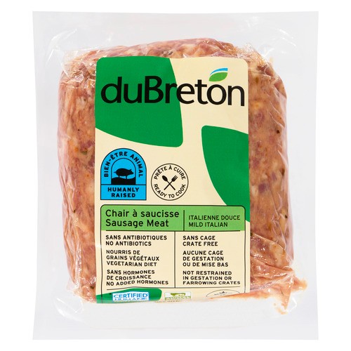 DuBreton Sausage Meat Mild Italian 500 g