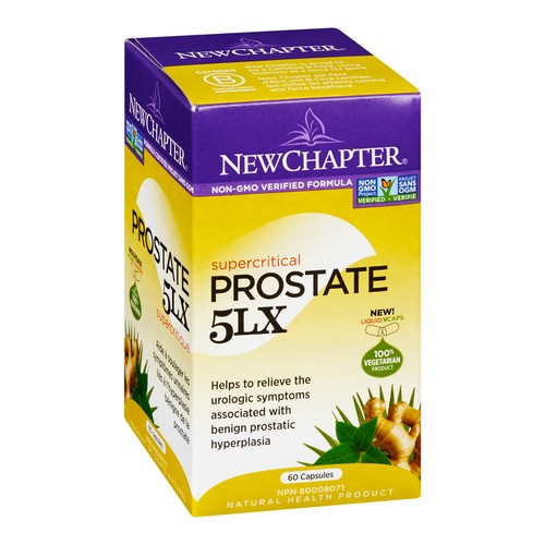 New Chapter Supplements Prostate 5LX Liquid Capsules Nutritional 60 EA