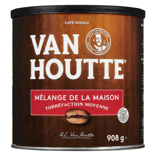 Van Houtte Ground Coffee House Blend Original Medium Roast 908 g