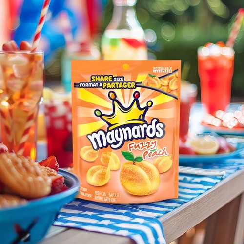 Maynards Treats Fuzzy Peach Soft Peach 308 g
