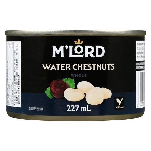 M'Lord Canned Whole Water Chestnuts 227 ml
