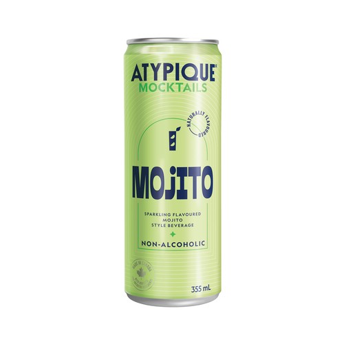 Atypique Non-Alcoholic Mocktail Mojito 355 ml (can)