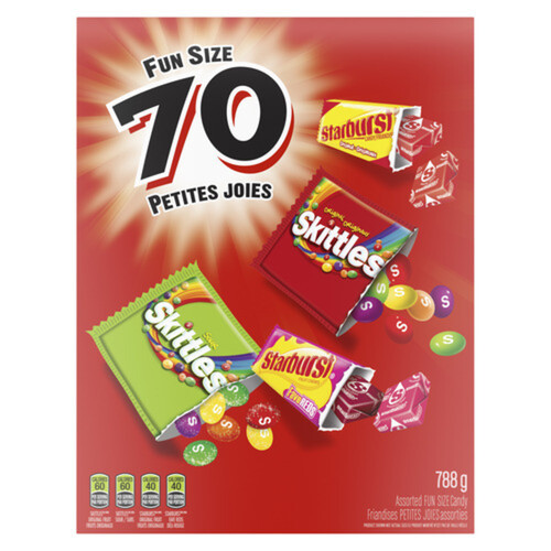 Skittles Starburst Candy Mix Assorted Fruit 788 g