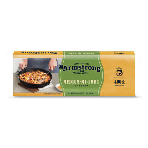 Armstrong Cheese Yellow Medium Cheddar 400 g