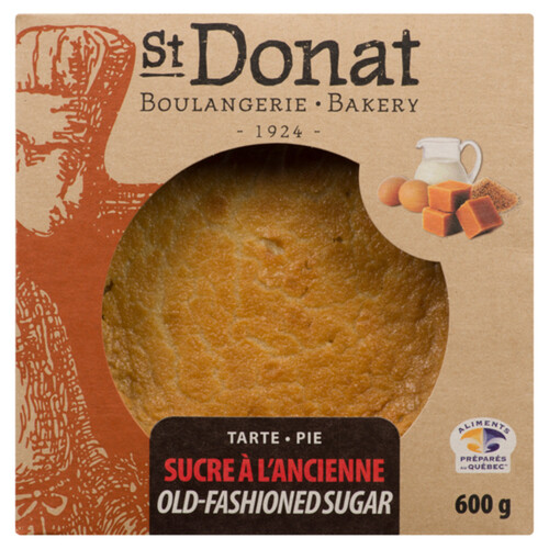 Boulangerie St-Donat Pie Old Fashioned Sugar Cream 600 g (frozen)