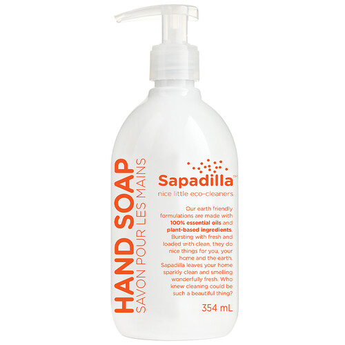 Sapadilla Liquid Hand Soap Grapefruit + Bergamot 354 ml