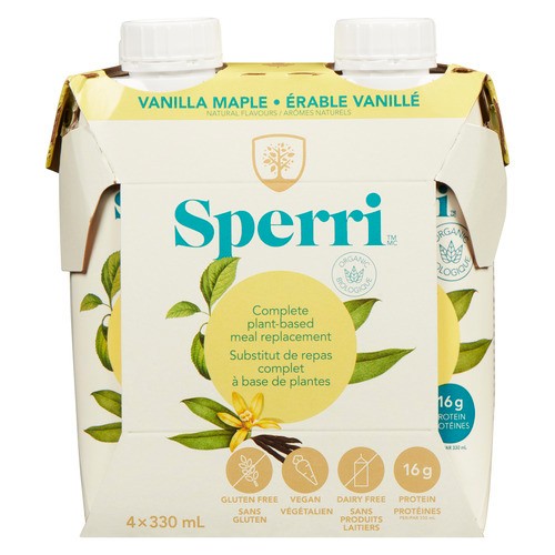 Sperri Vanilla Maple Nutritional Supplement 4 x 355 ml