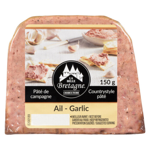 Belle Bretagne Pate Country Style Garlic 150 g