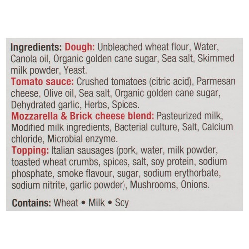 Plaisirs Gastronomiques Frozen Stromboli Pizza Italian Sausage 397 g