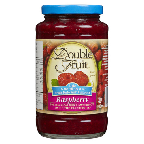 Double Fruit Jam Light Raspberry 500 ml