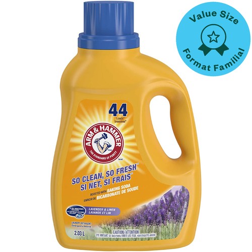 Arm & Hammer Liquid Laundry Detergent Lavender & Linen Value Size 2.03 L