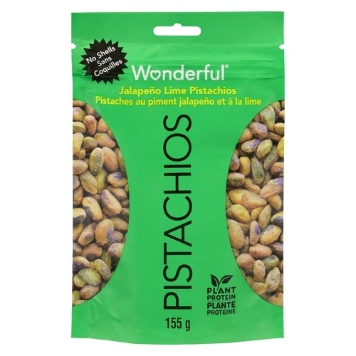 Wonderful Pistachio No Shell Jalapeño Lime 155 g