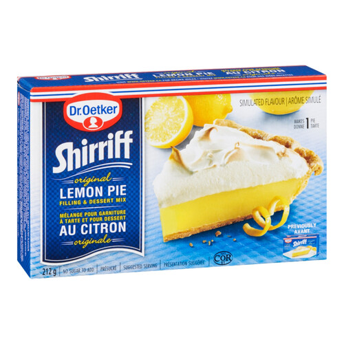 Dr. Oetker Shirriff Pie Filling Lemon 212 g