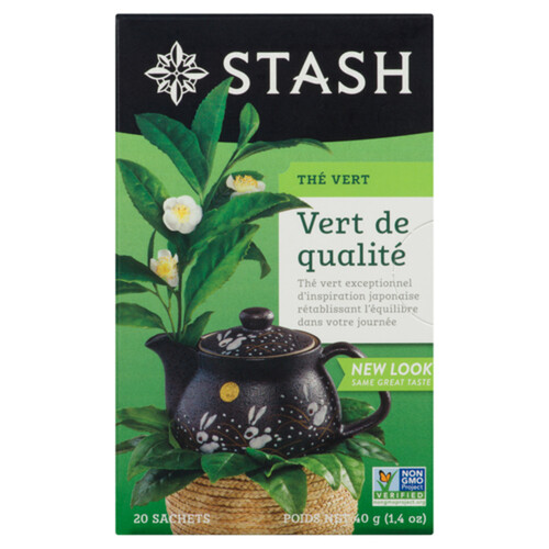 Stash Green Tea Premium Green 20 Tea Bags 