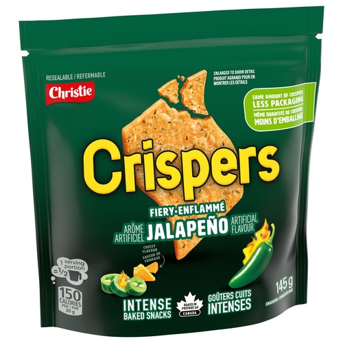 Crispers Crackers Fiery Jalapeño 145 g