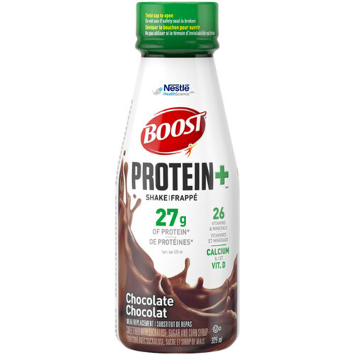 Boost Protein+ Shake Meal Replacement Chocolate 4 x 325 ml Voilà