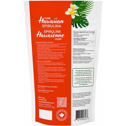 Gandalf Spirulina Pure Hawaiian Spirulina Powder 150 g