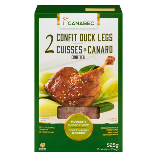 Gibiers Canabec Confit Duck Leg Moderate 525 g