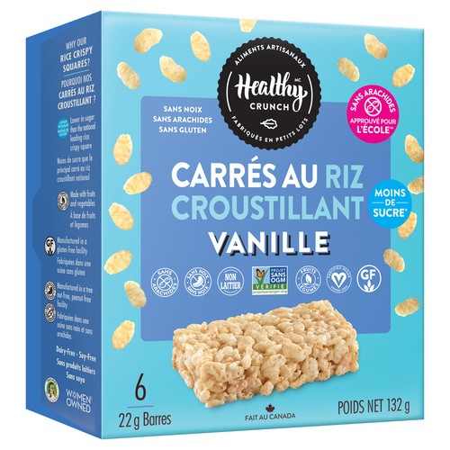 Healthy Crunch Rice Crispy Squares Vanilla 132 g