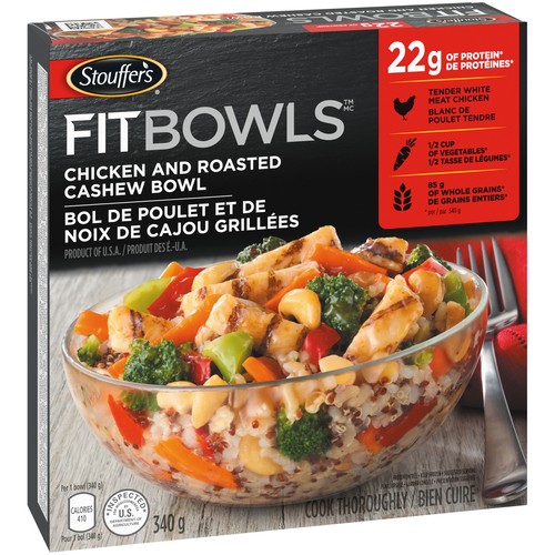 Stouffer's Frozen Chicken And Roasted Cashew Fit Bowl 340 g